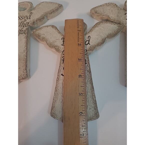 Christmas Decor Angel Wall Hanging Blessed are the Pure in Heart Meek Merciful - Picture 7 of 8